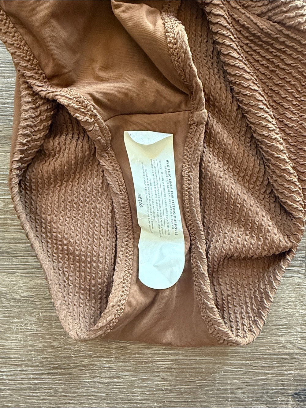 Aerie Crinkle Birthday Scoop Cheekiest One Piece Swimsuit - Picture 5 of 5
